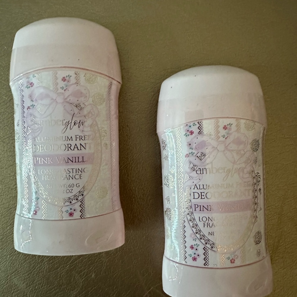 Pink Vanilla Aluminum-Free Deodorant Stick - Floral Pink